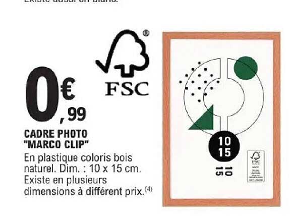 CADRE PHOTO "MARCO CLIP"