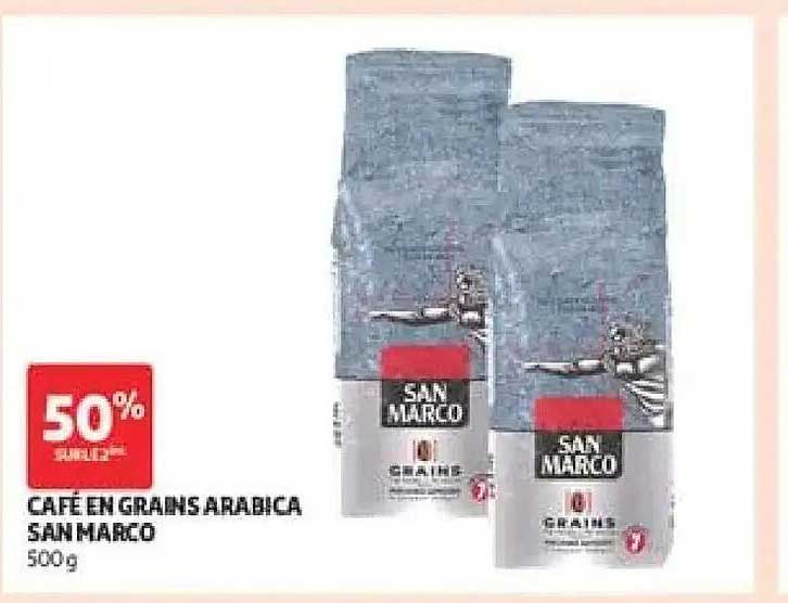 CAFÉ EN GRAINS ARABICA SAN MARCO 500g