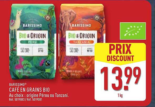 CAFÉ EN GRAINS BIO