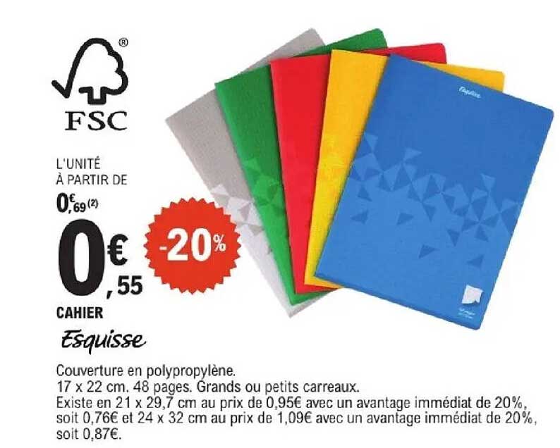 CAHIER Esquisse