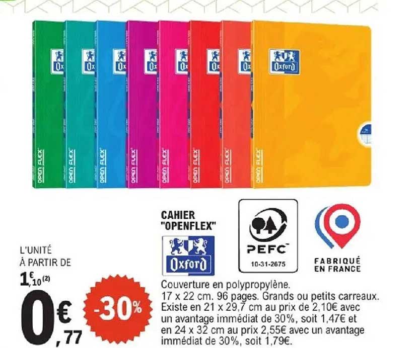 CAHIER "OPENFLEX" Oxford