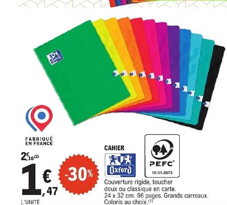 CAHIER Oxford