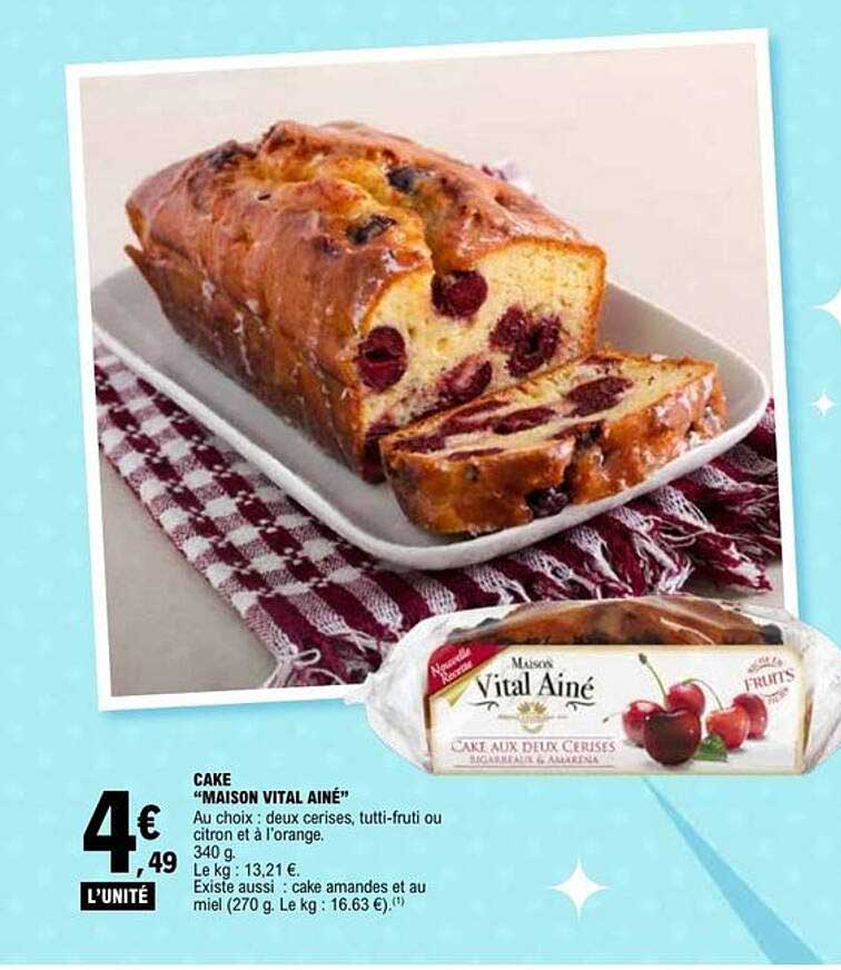 CAKE "MAISON VITAL AINÉ"