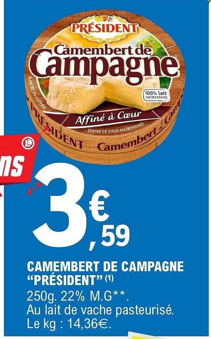 CAMEMBERT DE CAMPAGNE “PRÉSIDENT”