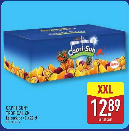 CAPRI-SUN® TROPICAL Le pack de 40 x 20 cl.