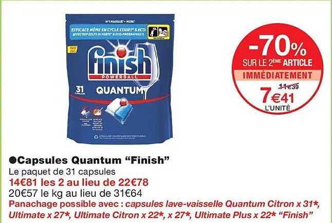 Capsules Quantum “Finish”
