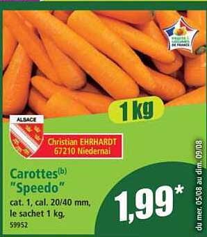 Carottes(b) "Speedo"