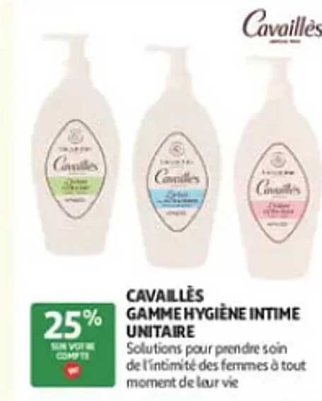 CAVAILLÈS GAMME HYGIÈNE INTIME UNITAIRE