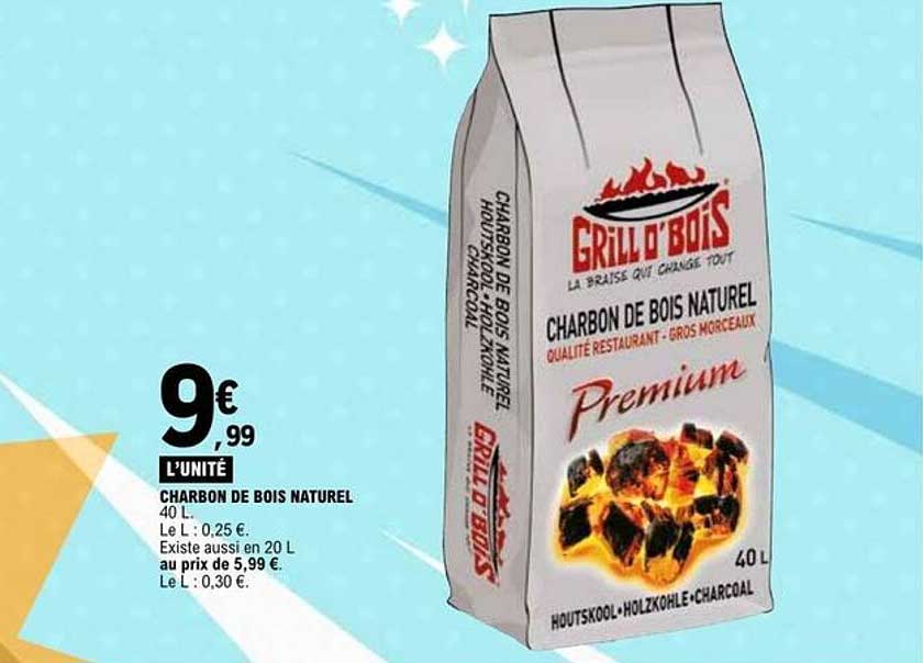 CHARBON DE BOIS NATUREL