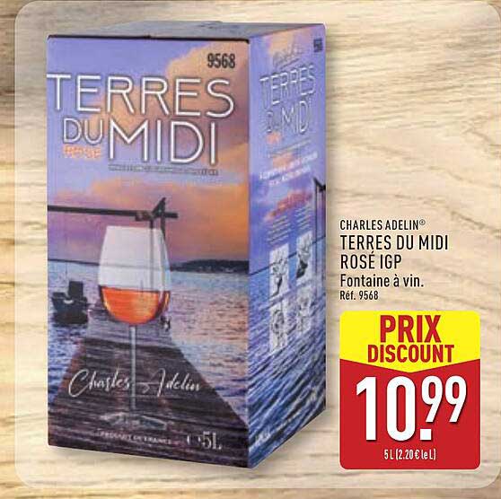 CHARLES ADELIN TERRES DU MIDI ROSÉ IGP