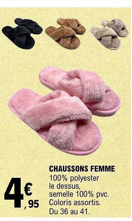 CHAUSSONS FEMME