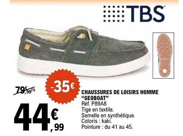 CHAUSSURES DE LOISIRS HOMME “GEUBAAT”