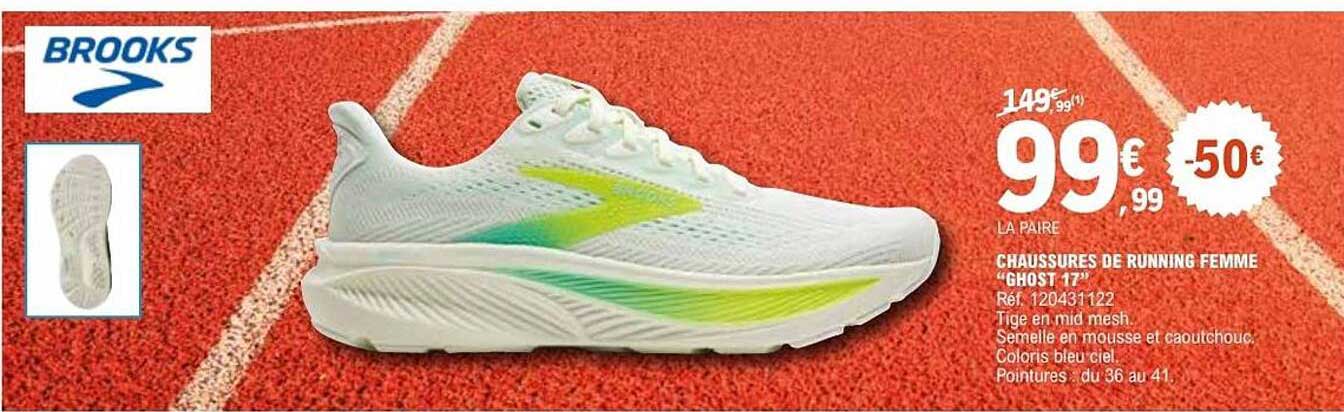 CHAUSSURES DE RUNNING FEMME "GHOST 17"