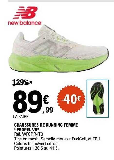 CHAUSSURES DE RUNNING FEMME “PROPEL V5”