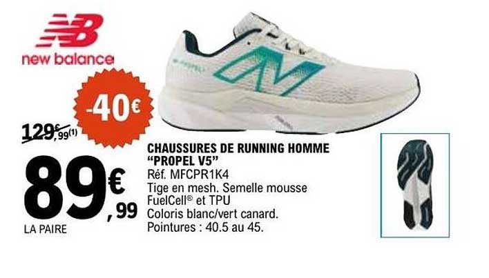 CHAUSSURES DE RUNNING HOMME “PROPEL V5”