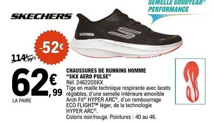 CHAUSSURES DE RUNNING HOMME "SKX AERO PULSE"