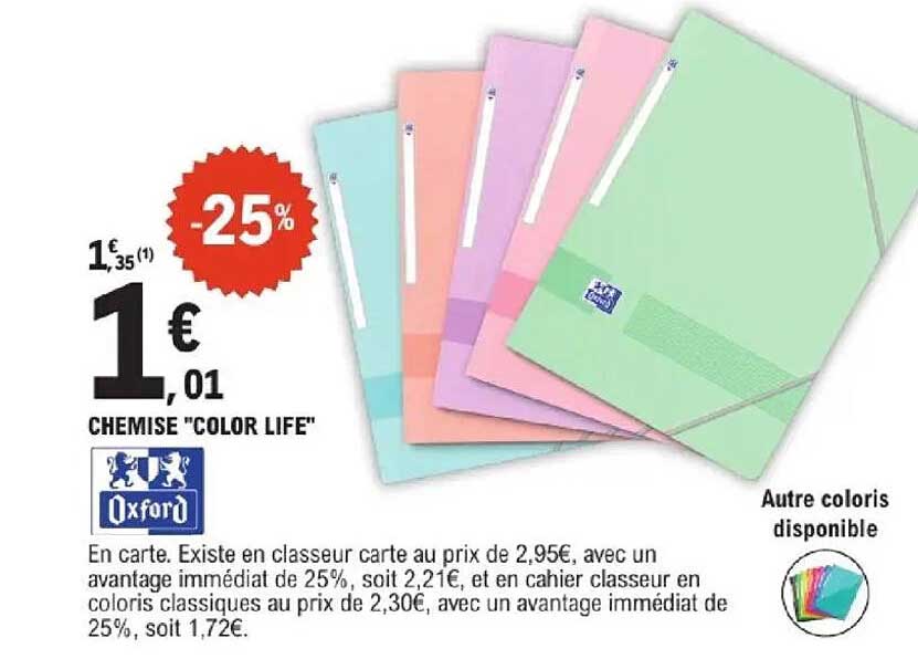 CHEMISE "COLOR LIFE"