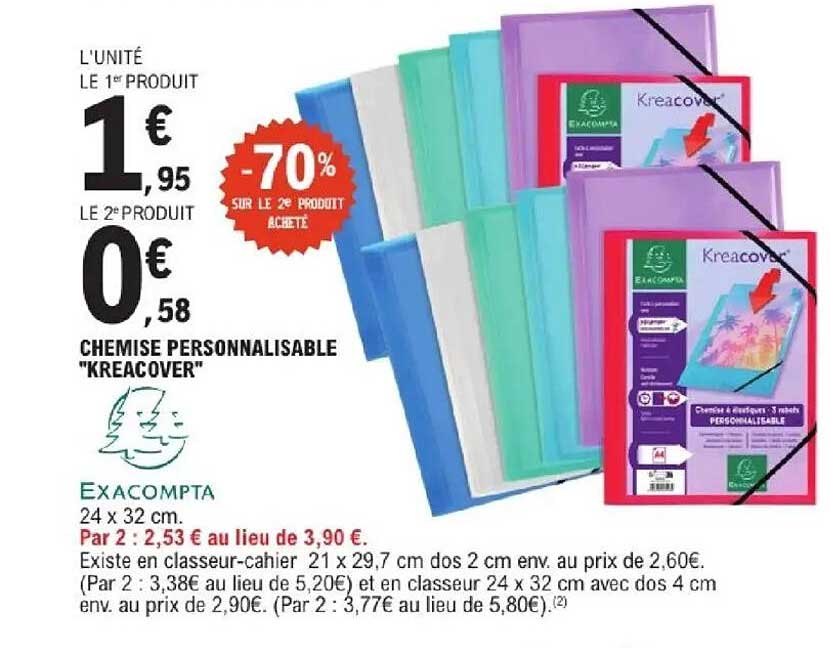CHEMISE PERSONNALISABLE "KREACOVER"