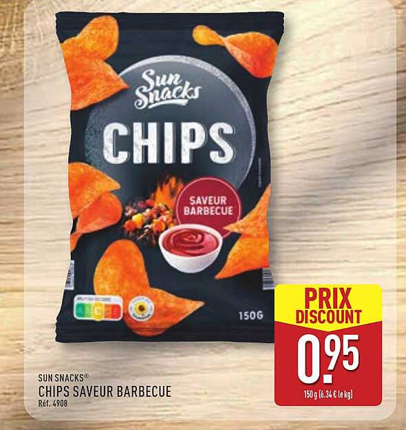 CHIPS SAVEUR BARBECUE