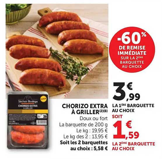 CHORIZO EXTRA À GRILLER