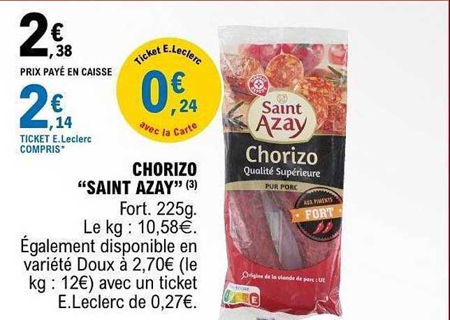 CHORIZO "SAINT AZAY"