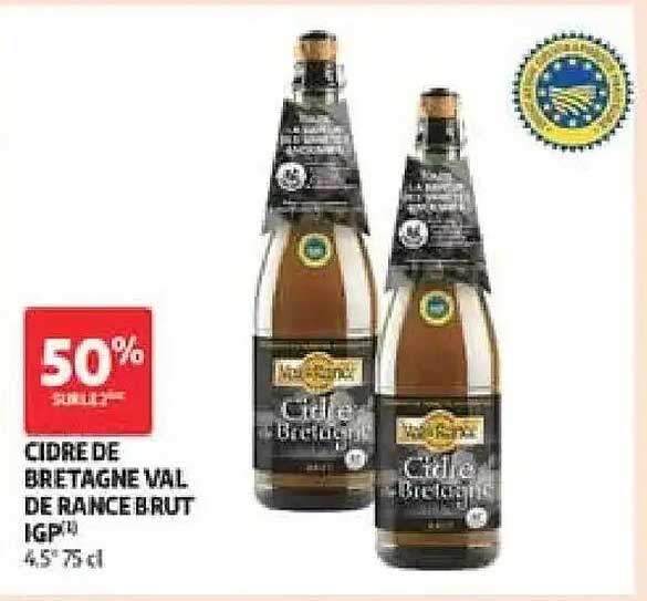 CIDRE DE BRETAGNE VAL DE RANCE BRUT IGP