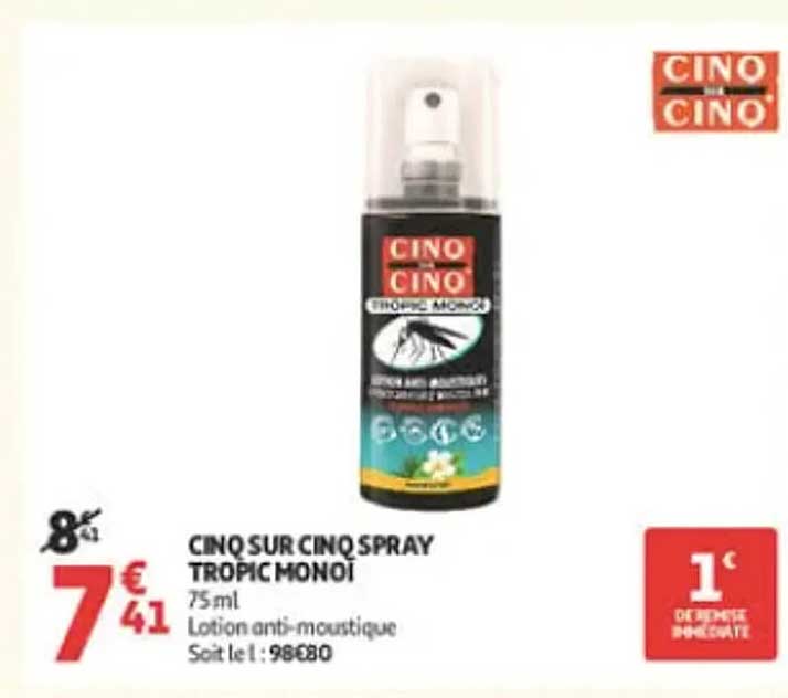 CINQ SUR CINQ SPRAY TROPIC MONOI