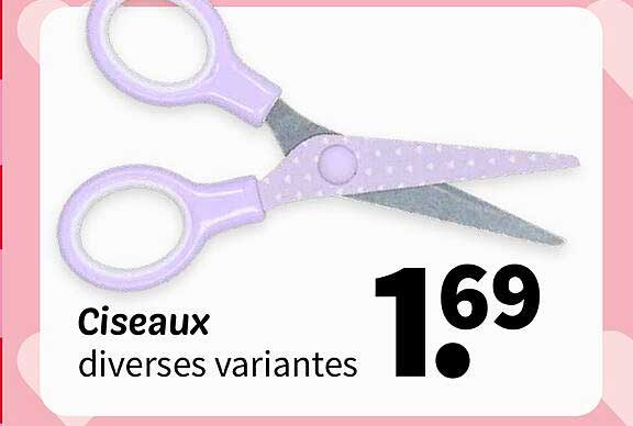 Ciseaux diverses variantes