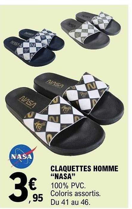 CLAQUETTES HOMME “NASA”
