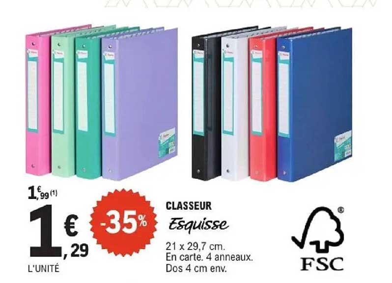 CLASSEUR Esquisse