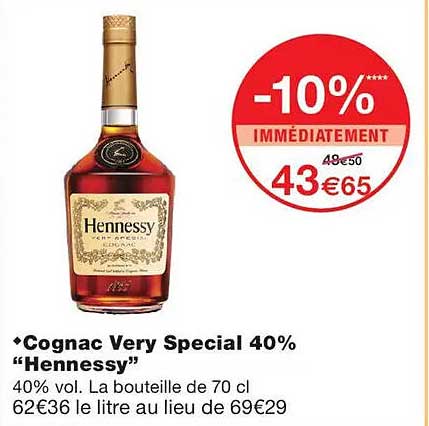 Cognac Very Special 40% “Hennessy”
