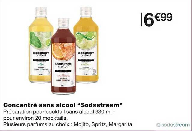 Concentré sans alcool “Sodastream”