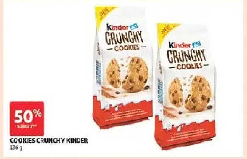 COOKIES CRUNCHY KINDER 136 g