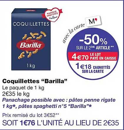 Coquillettes “Barilla”