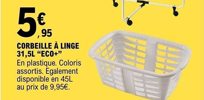 CORBEILLE À LINGE 31,5L “ECO+”