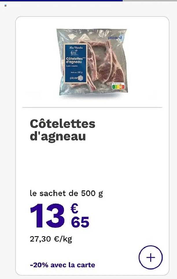 Côtelettes d'agneau