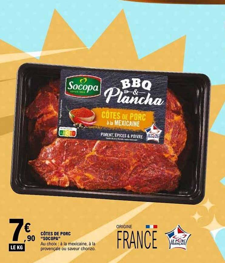 CÔTES DE PORC “SO COPA”