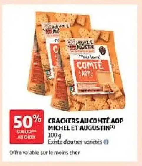 CRACKERS AU COMTÉ AOP MICHEL ET AUGUSTIN®