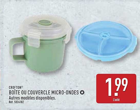CROFTON BOÎTE OU COUVERCLE MICRO-ONDES