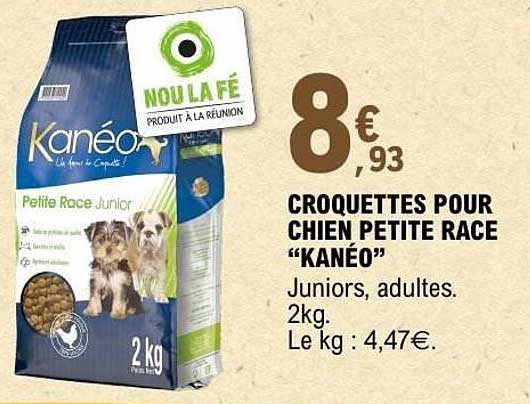 CROQUETTES POUR CHIEN PETITE RACE “KANÉO”