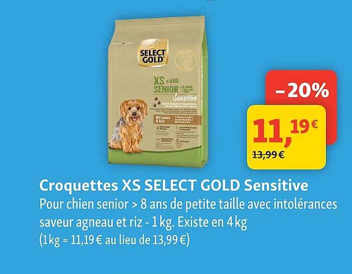 Croquettes XS SELECT GOLD Sensitive