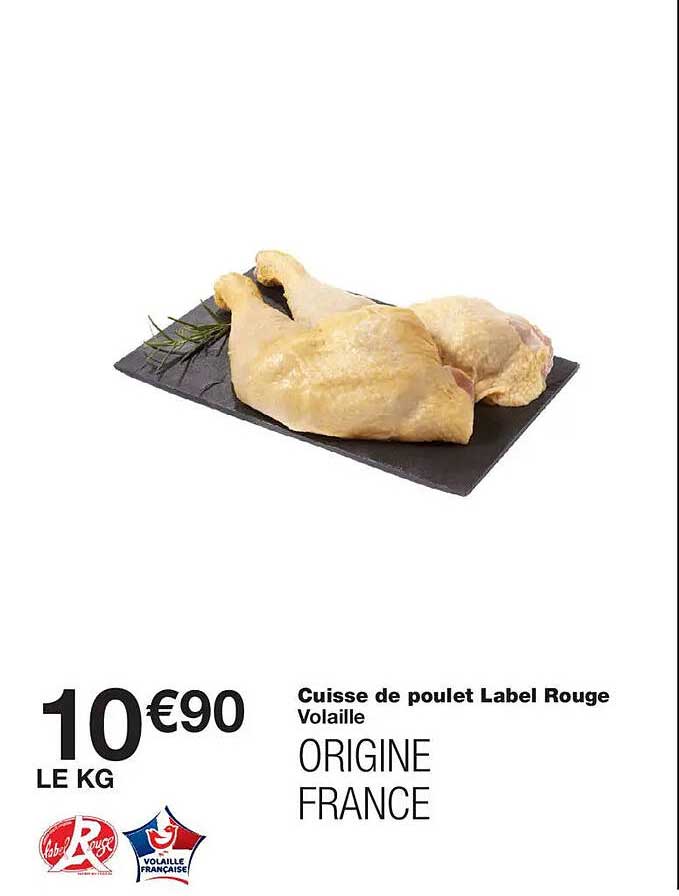 Cuisse de poulet Label Rouge