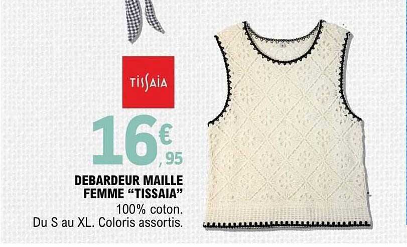 DEBARDEUR MAILLE FEMME “TISSAIA”