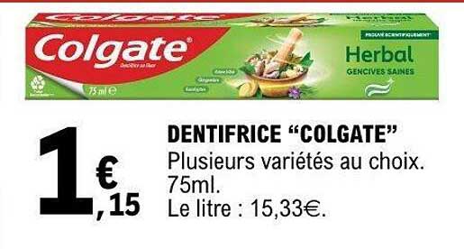 DENTIFRICE “COLGATE”