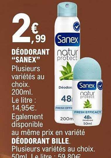 DÉODORANT “SANEX”