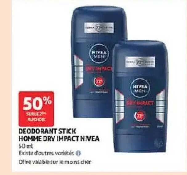 DEODORANT STICK HOMME DRY IMPACT NIVEA