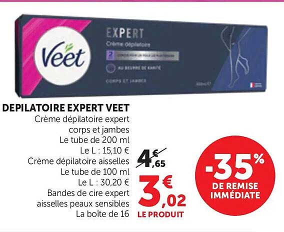 DEPILATOIRE EXPERT VEET