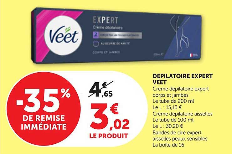 DEPILATOIRE EXPERT VEET