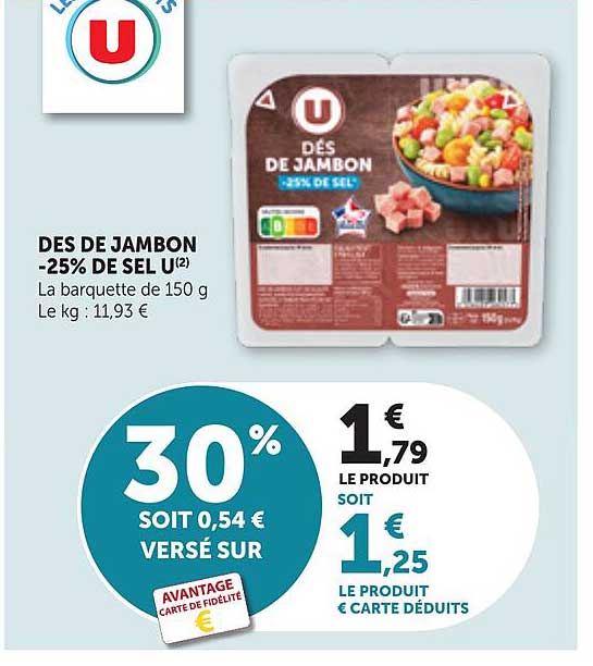 DES DE JAMBON -25% DE SEL