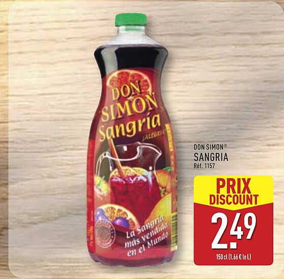 DON SIMON® SANGRIA
Réf. 1157
PRIX DISCOUNT